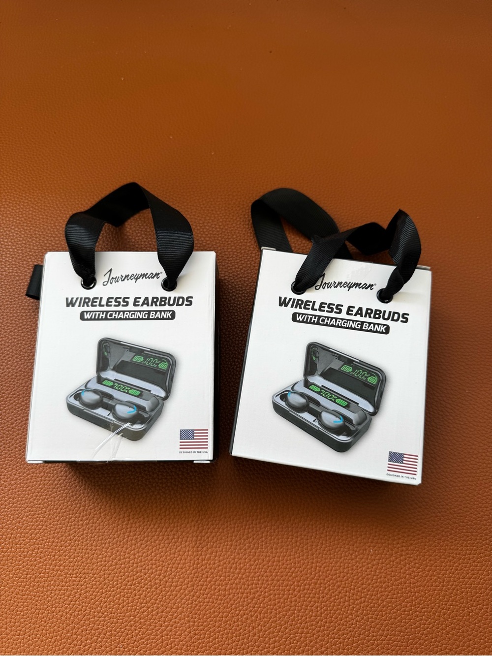 Journeyman Wireless Earbuds with Charging Bank - 2 Pairs